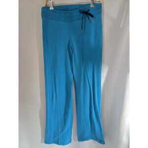 Vintage Lululemon Y2K Blue Stretchy Flare Jogger Lounge Pants Size 6
